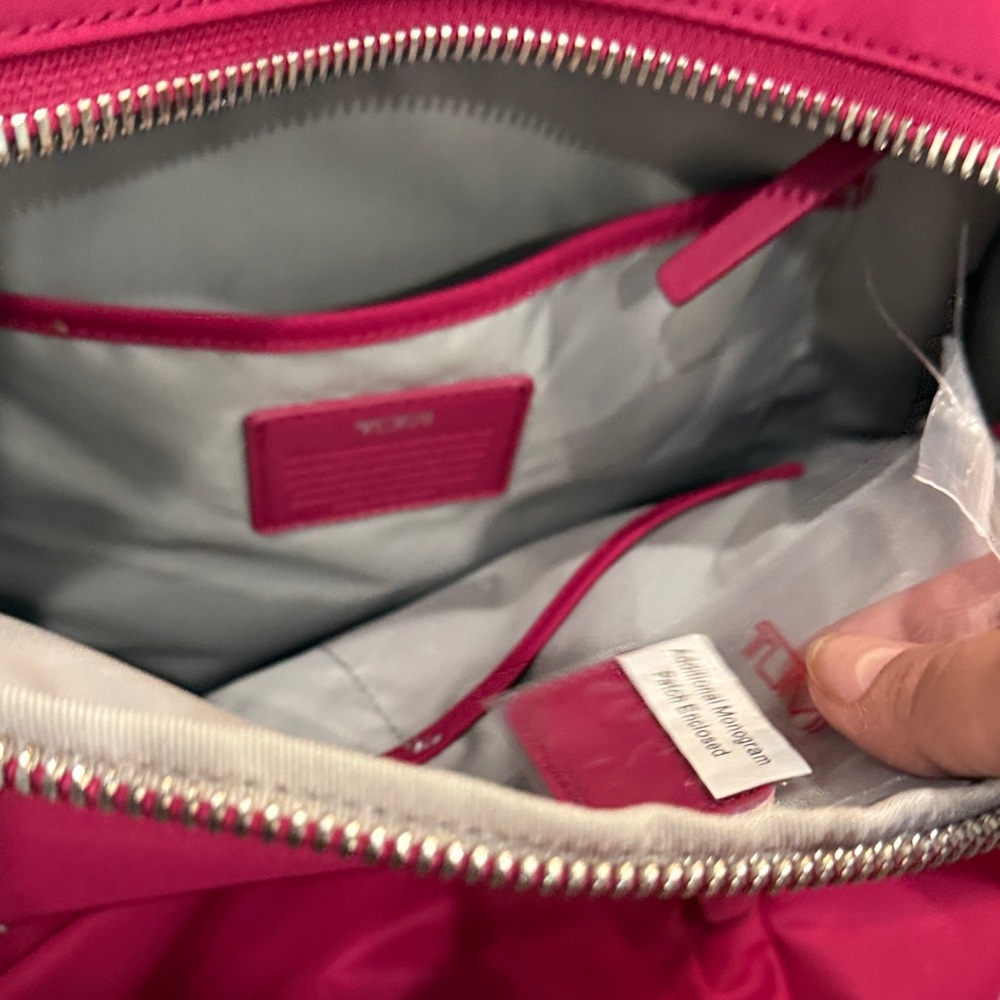TUMI Pink Women's Backpack - Sleek Everyday Bag - Picture 5 of 9